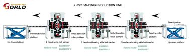 China 2+2+2 Double-Side Sanding Line for Plywood/ MDF/ Partical Board supplier