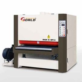 China 1220 mm Width Plywood Particle Board ABS Plastic Marble Stone 3 Heads Wide Belt Calibration Sander Machine BSGR-R-RP13 supplier
